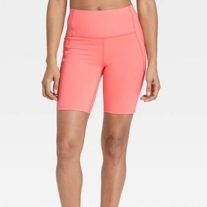 Women's Brushed Sculpt Bike Shorts - All in Motion™ Sz XL